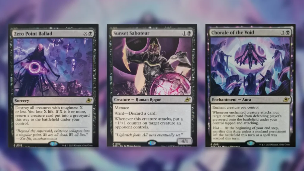 Last Minute Edge of Eternities Leaks Black Cards