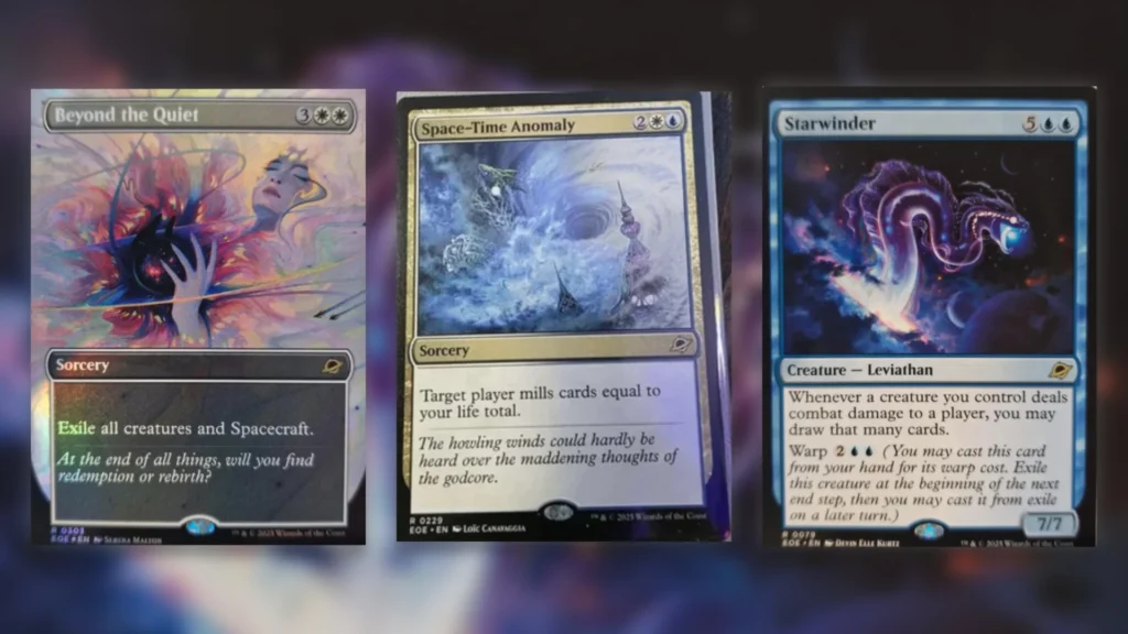 Last Minute Edge of Eternities Leaks Blue White Cards