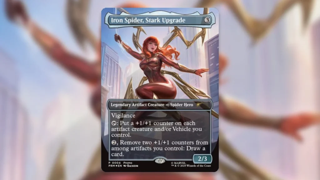 MTG Spider Man Action Figure Promos Iron Spider Stark Upgrade