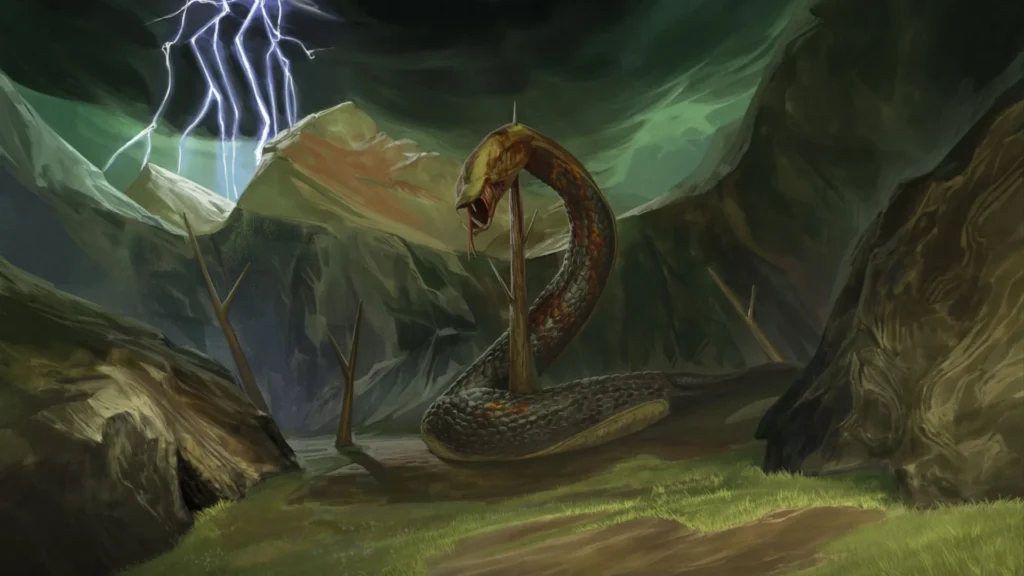 Panglacial Wurm Issues MTG Rootbound Crag