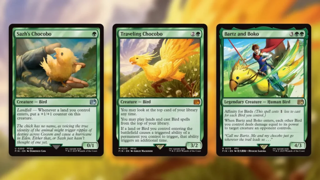 Bant Birds MTG Standard Chocobos