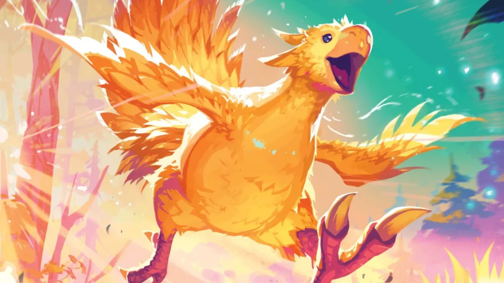 Traveling Chocobo | Final Fantasy | Art by Toni Infante