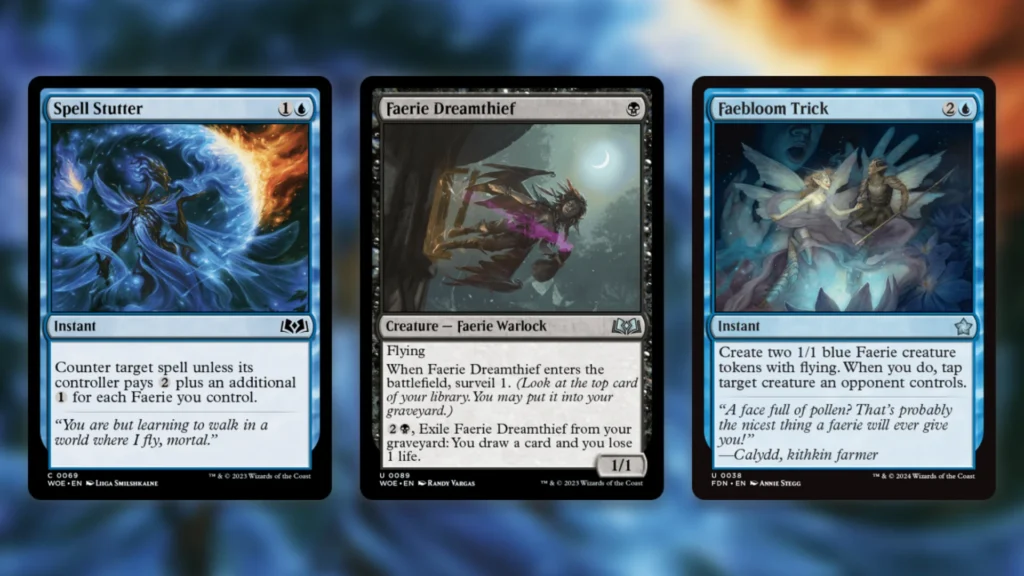 Dimir Faeries MTG Standard Typal Pieces