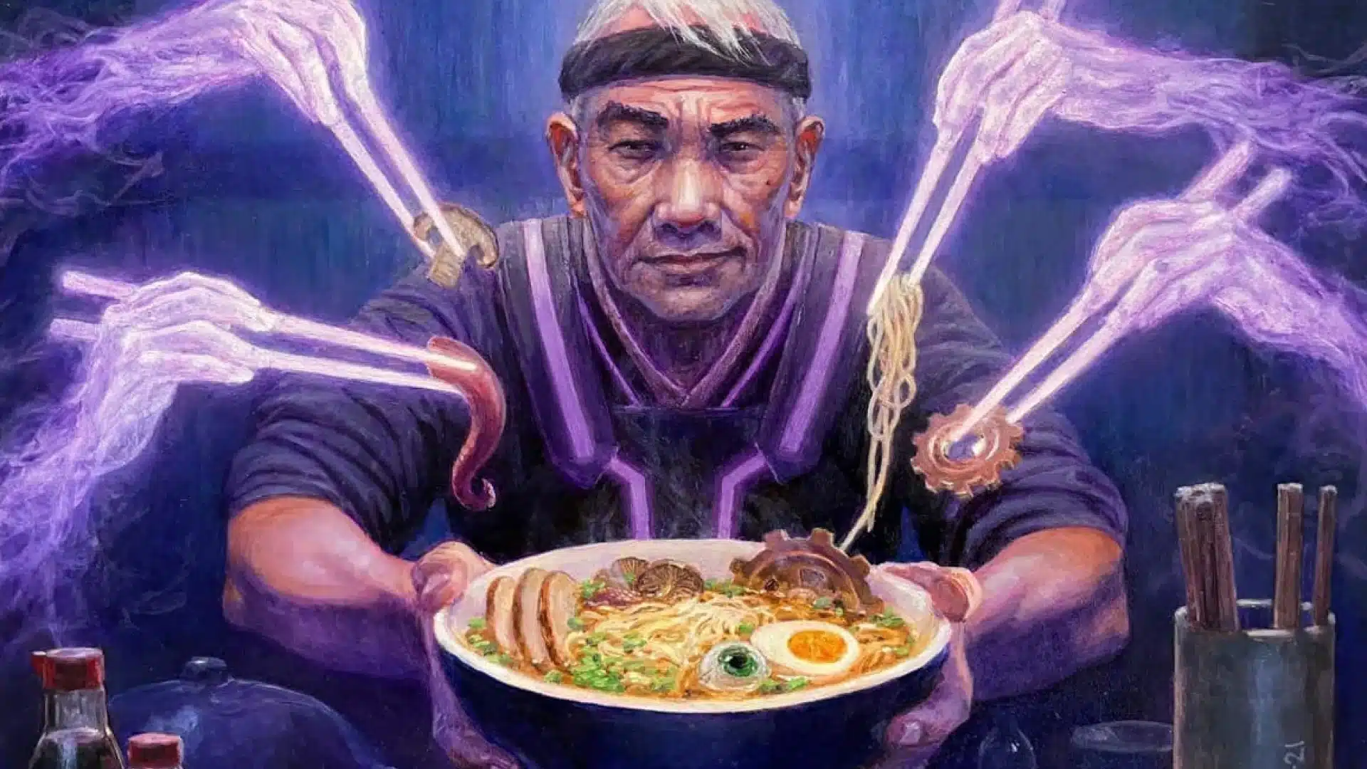 Dockside Chef | Kamigawa: Neon Dynasty | Art by Steven Belledin