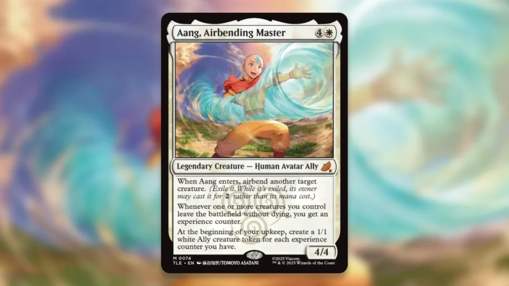 MTG Avatar Jumpstart Aang Airbending Master