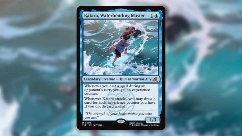 MTG Avatar Jumpstart Katara Waterbending Master