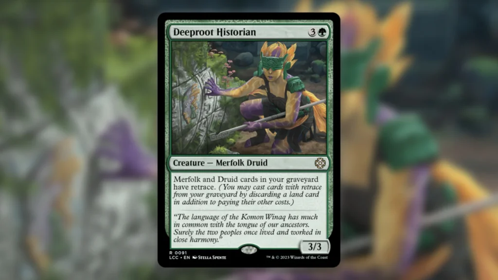 Multi Typal Support MTG Deeproot Historian