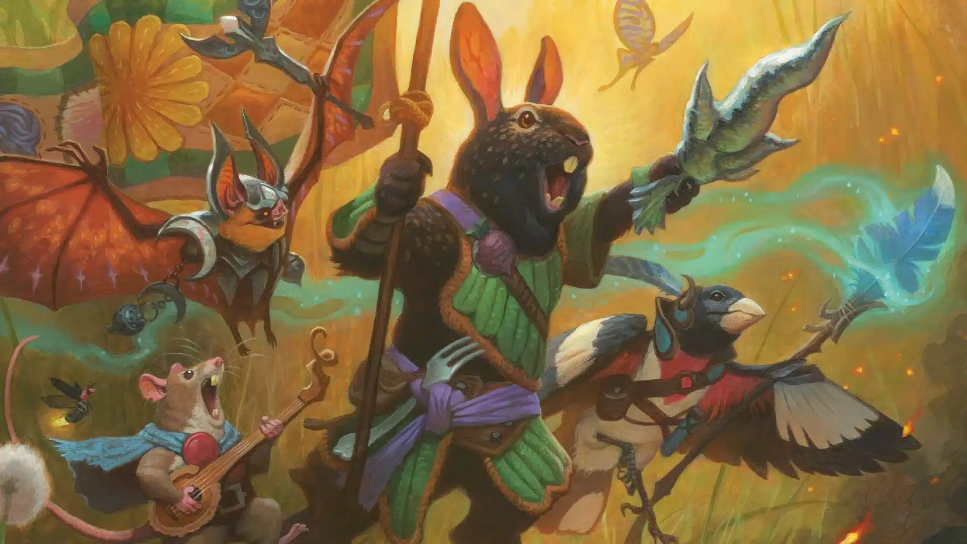 Valley Questcaller | Bloomburrow | Art by Steve Prescott