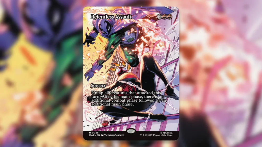 Early Spider Man Spoilers MTG Relentless Assault