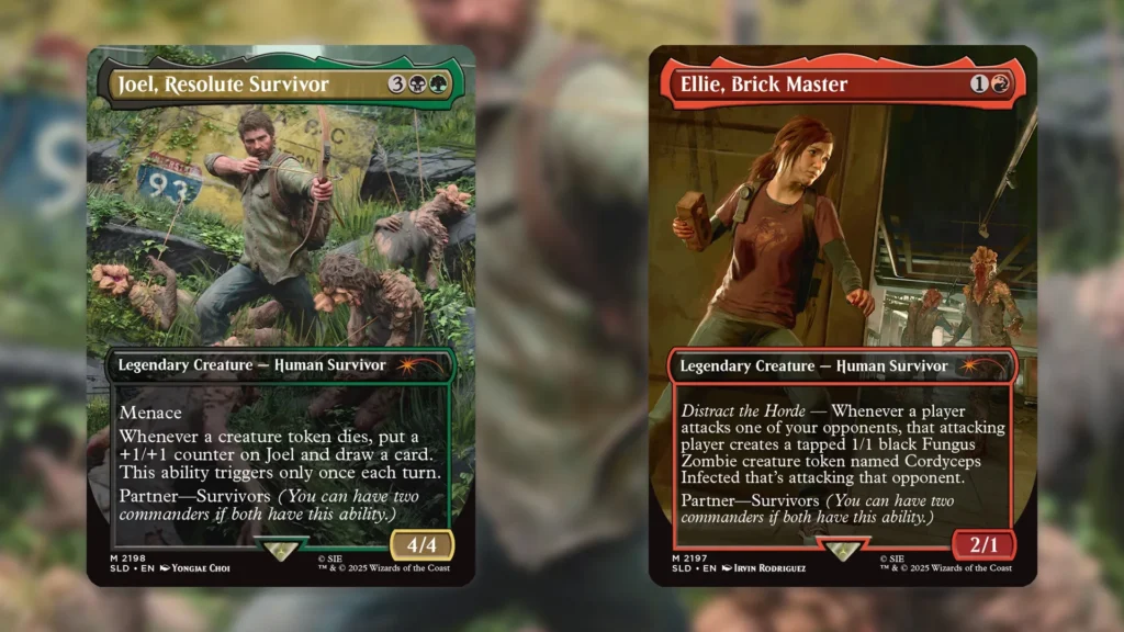 Joel, Resolute Survivor | Ellie, Brick Master