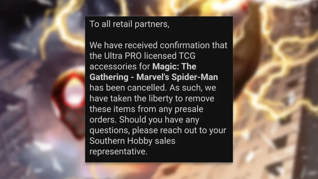 MTG Spider-Man Ultra PRO