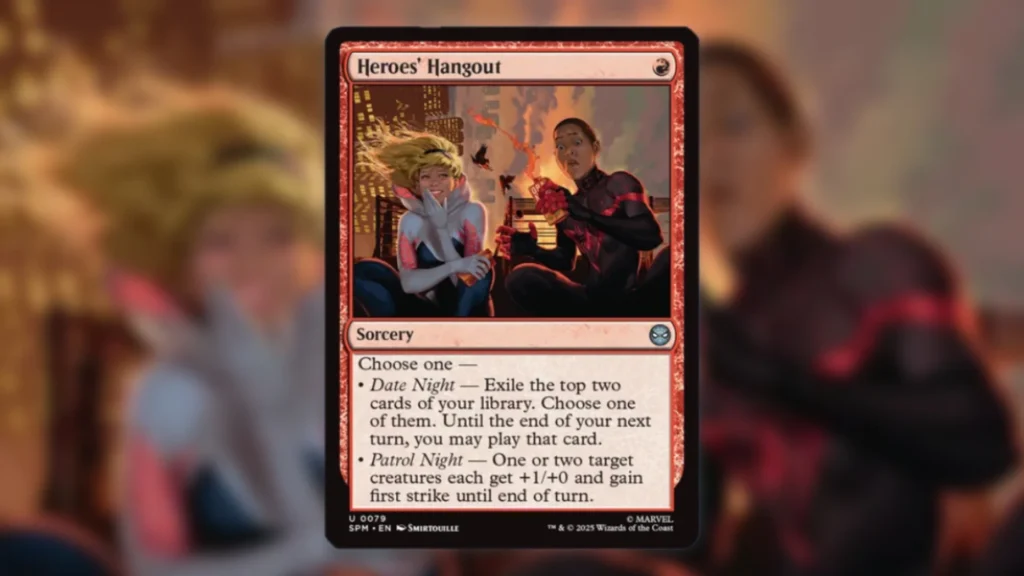 MTG Spider Man Uncommon Heroes' Hangout