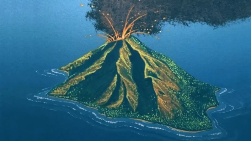 Volcanic Island | Limited Edition Beta | Art by Brian Snoddy