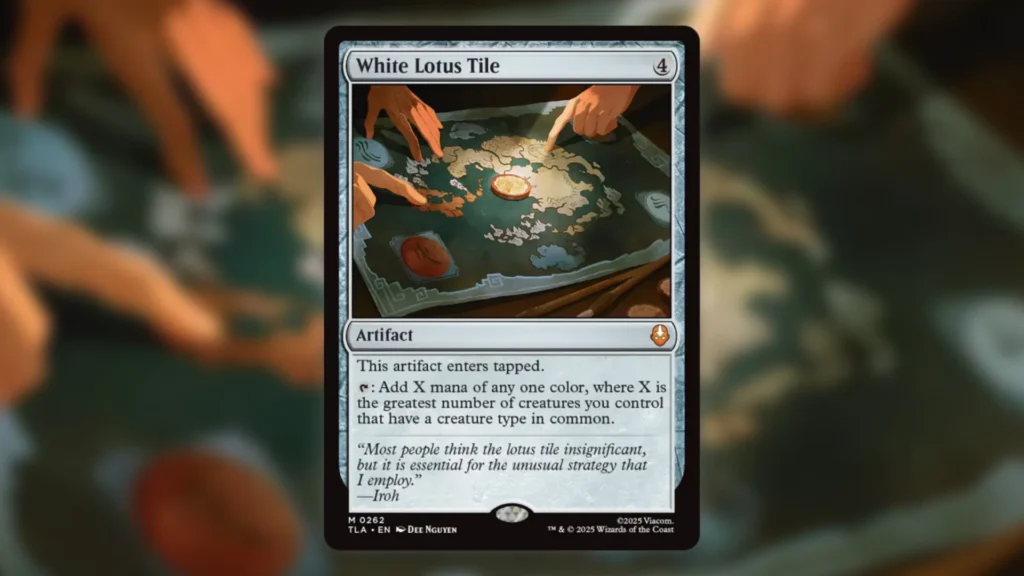 MTG Avatar Commander White Lotus Tile