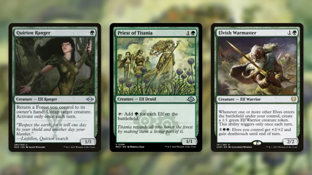 Modern Elves Combo MTG Typal Core