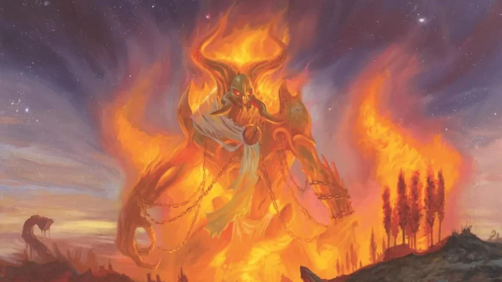 Phlage, Titan of Fire's Fury | Modern Horizons 3 | Art by Lucas Graciano