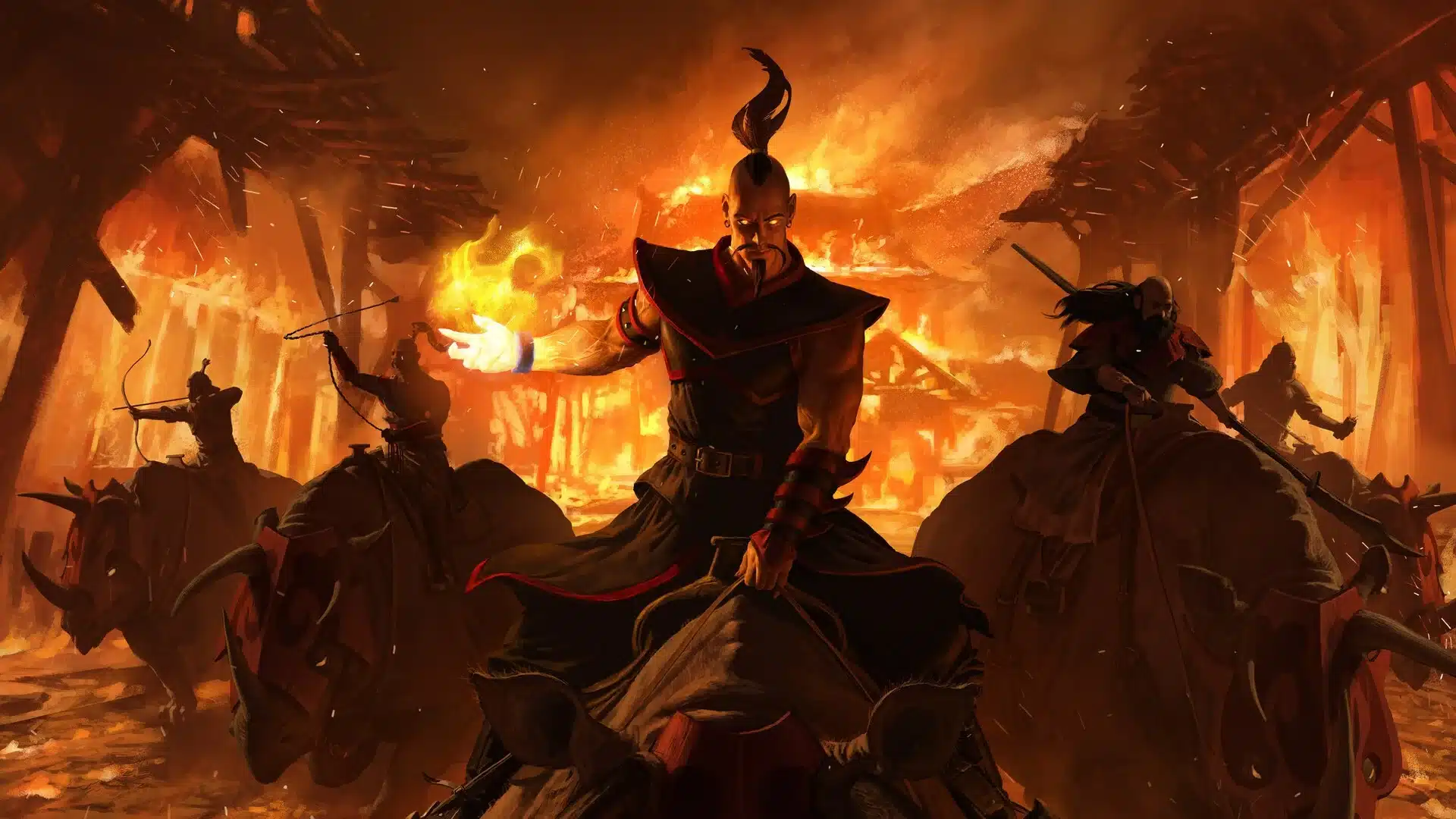 Rough Rhino Cavalry | Avatar: The Last Airbender | Art by Yuhong Ding