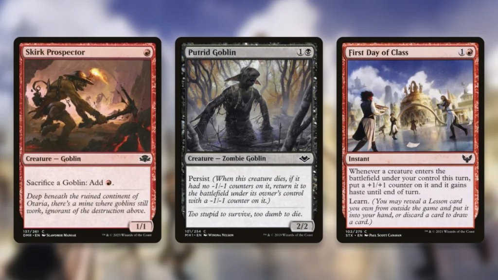 Rakdos Goblin Combo MTG Pauper