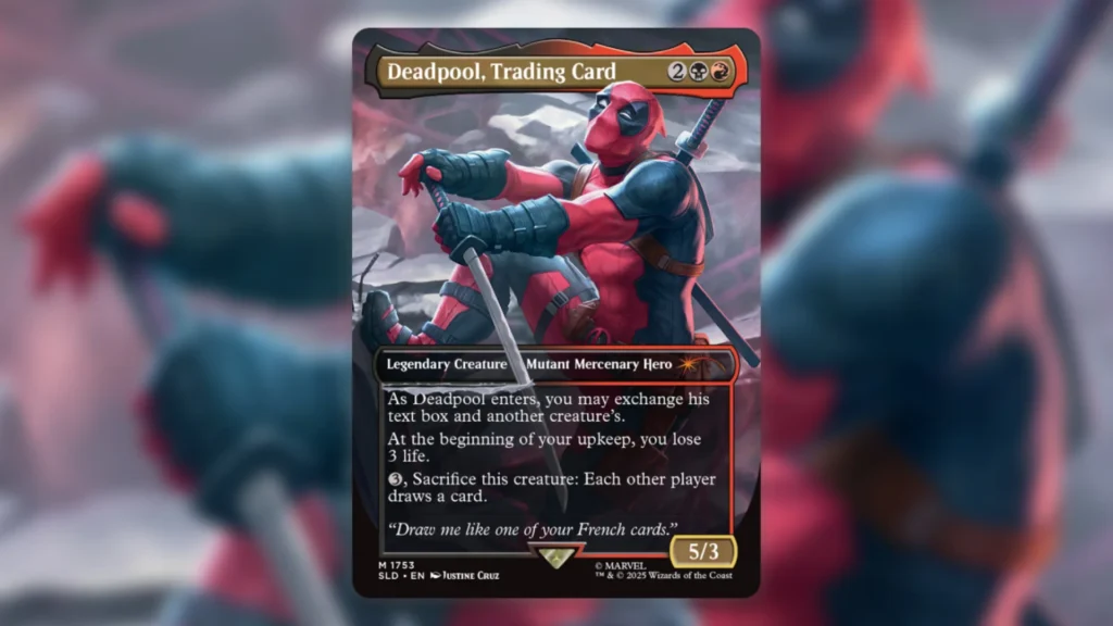 Deadpool Trading Card