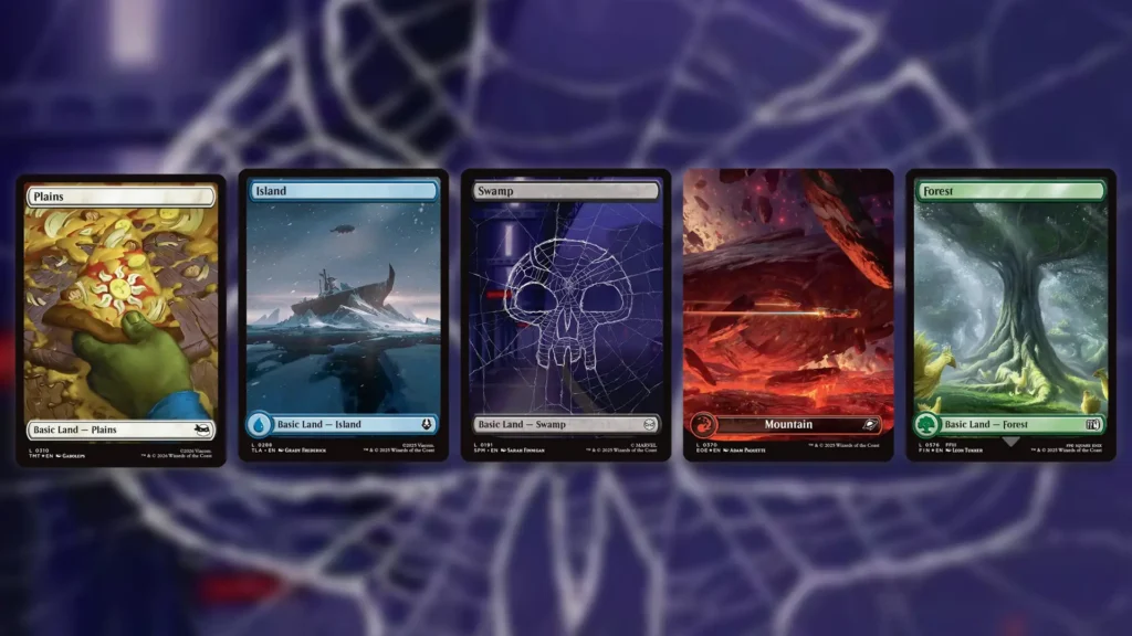 MTG full art basic lands