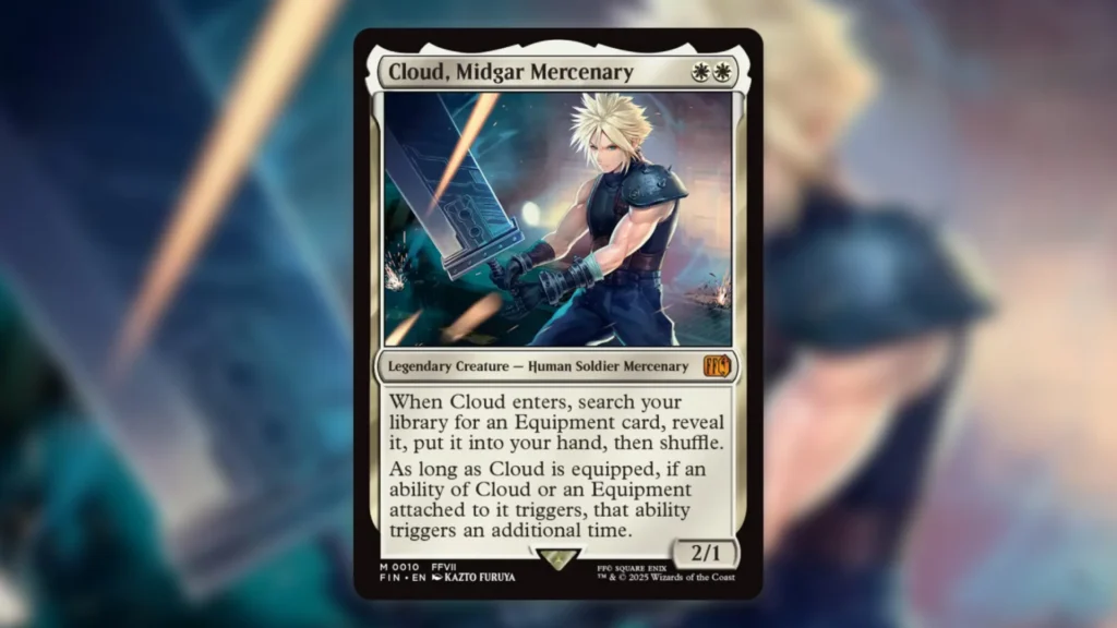 Most Controversial MTG Cards 2025 Cloud Midgar Mercenary