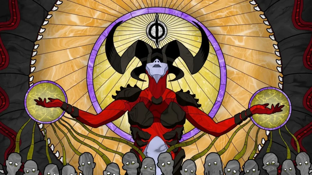 Sheoldred, the Apocalypse | Dominaria United | Art by Joe Esposito