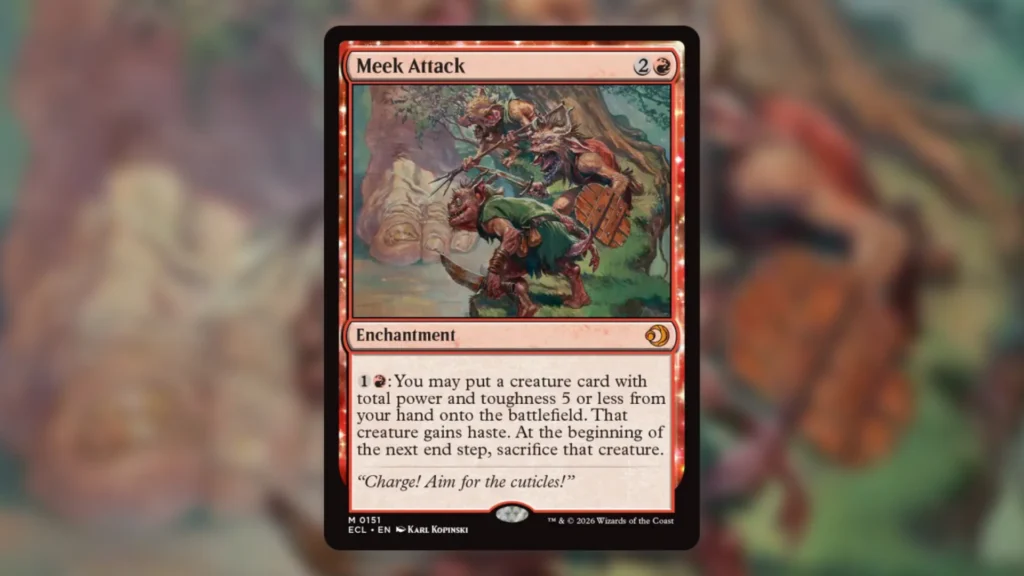 Best Cards Lorwyn Eclipsed Meek Attack