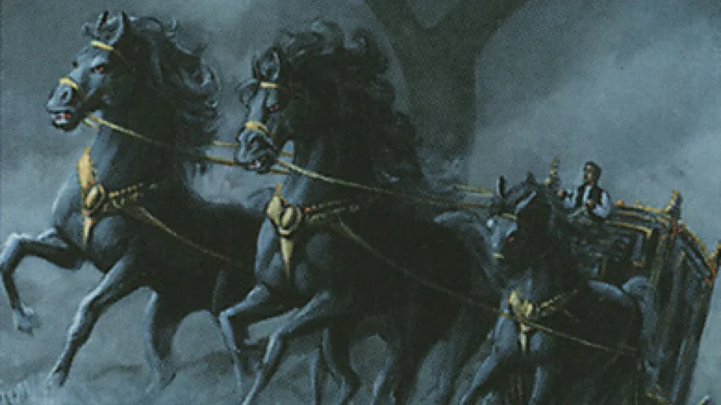 Black Carriage | Homelands | Art by David A. Cherry