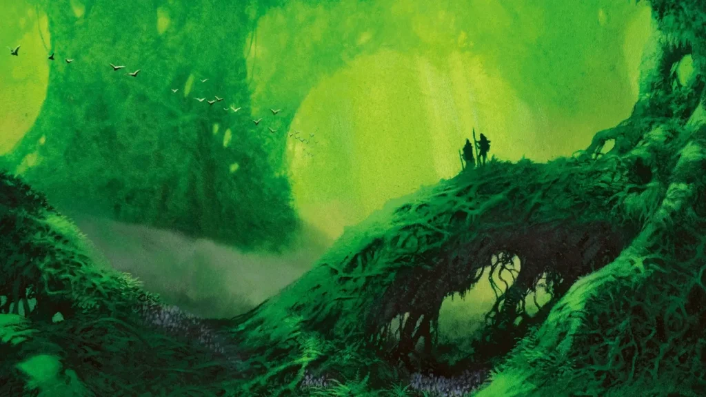 Llanowar | Planechase | Art by Kev Walker