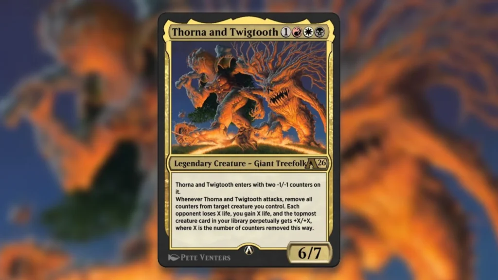 Lorwyn Eclipsed Alchemy MTG Thorna and Twigtooth