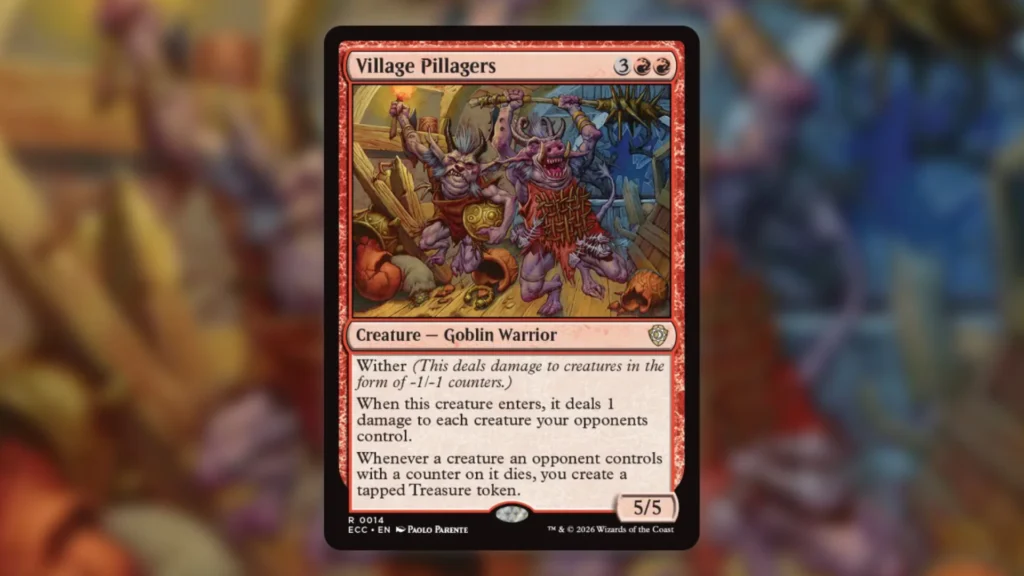 Lorwyn Eclipsed Blight Curse Village Pillagers