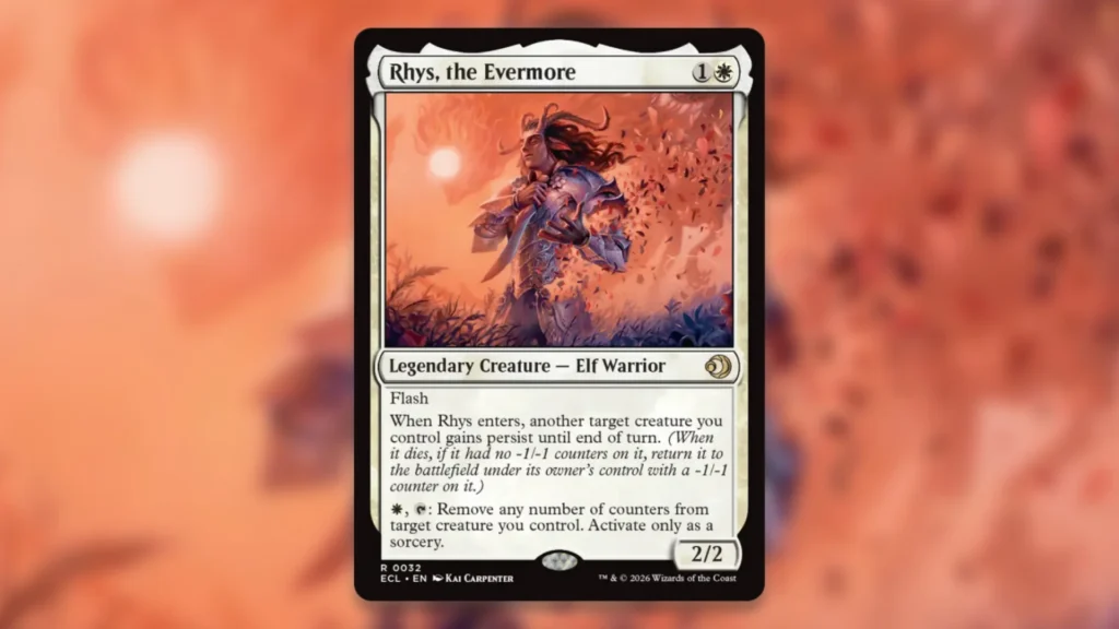 Lorwyn Eclipsed Eternal Formats Rhys the Evermore
