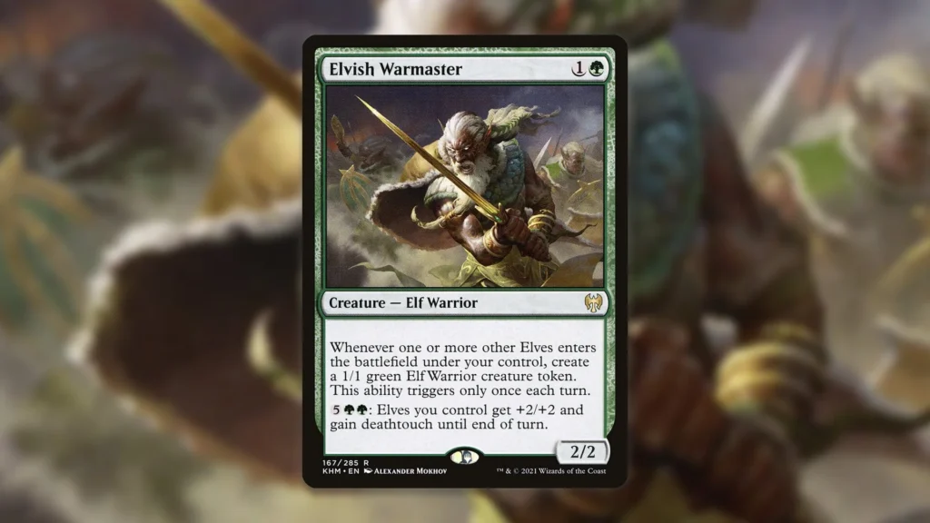 MTG Elvish Warmaster
