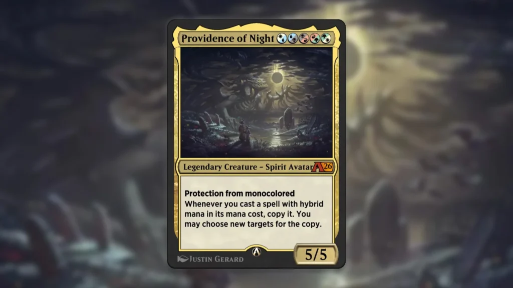 MTG Providence of Night