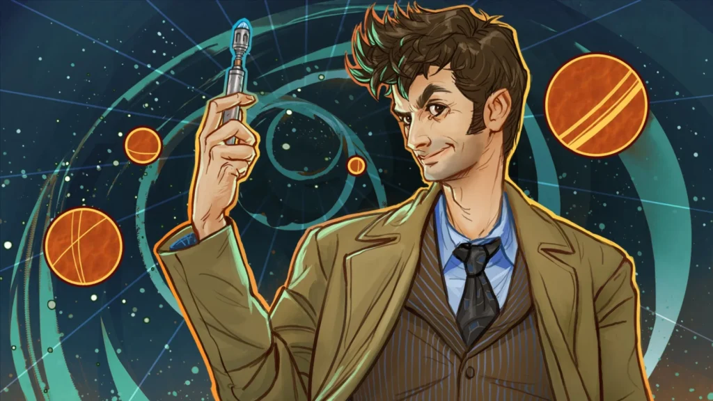 The Tenth Doctor | Doctor Who | Art by Aurore Folny
