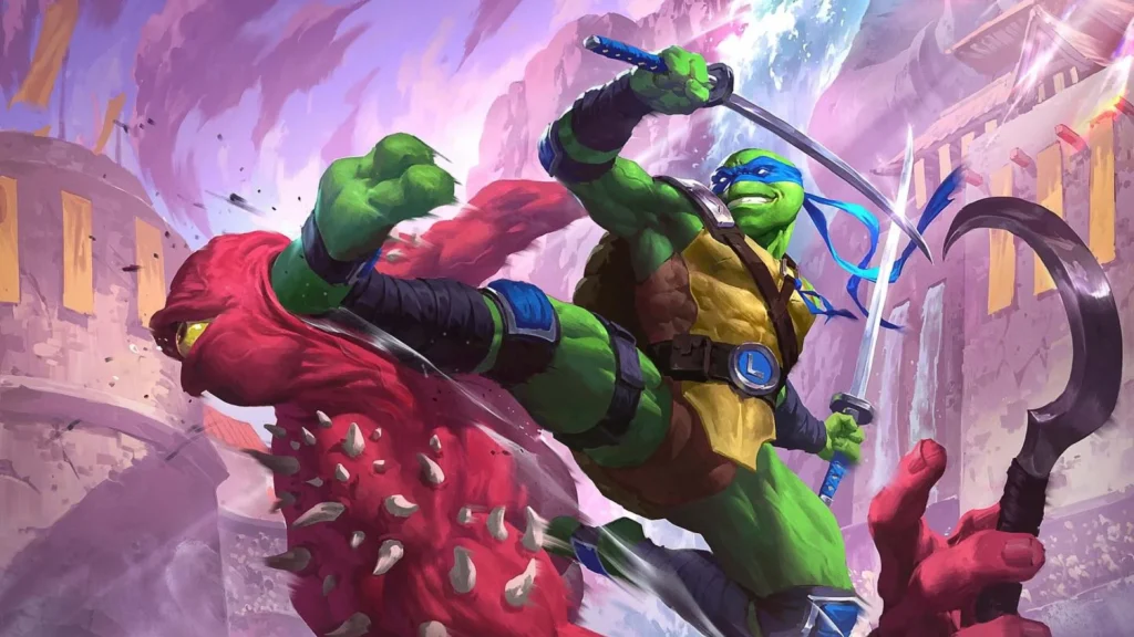 Leonardo, Worldly Warrior | Teenage Mutant Ninja Turtles Eternal Legal | Art by Nathaniel Himawan