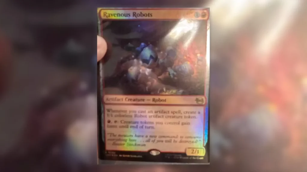 TMNT MTG Artifact Leaks Ravenous Robots