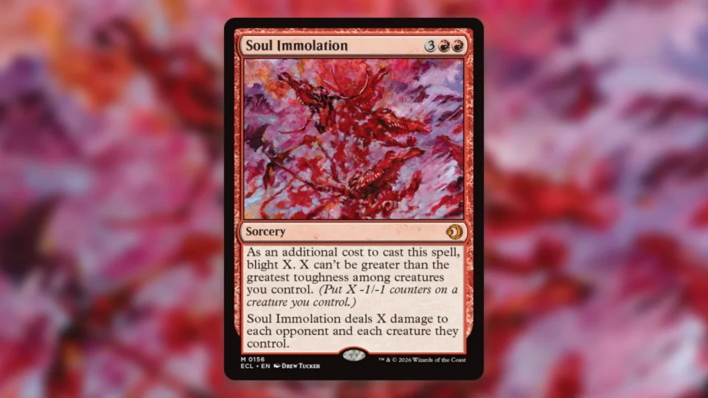 Underrated Cards Lorwyn Eclipsed MTG Soul Immolation
