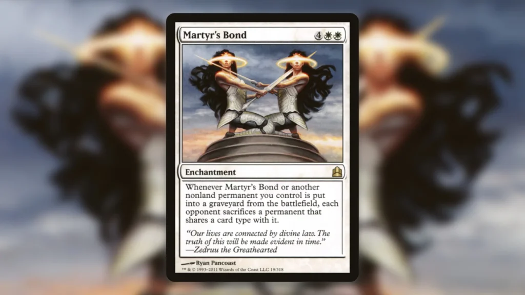 Disruptive Enchantments MTG Commander Martyr's Bond