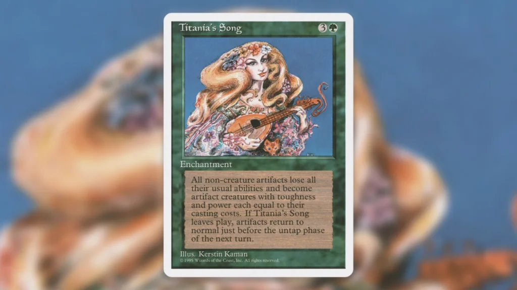 Disruptive Enchantments MTG Commander Titania's Song