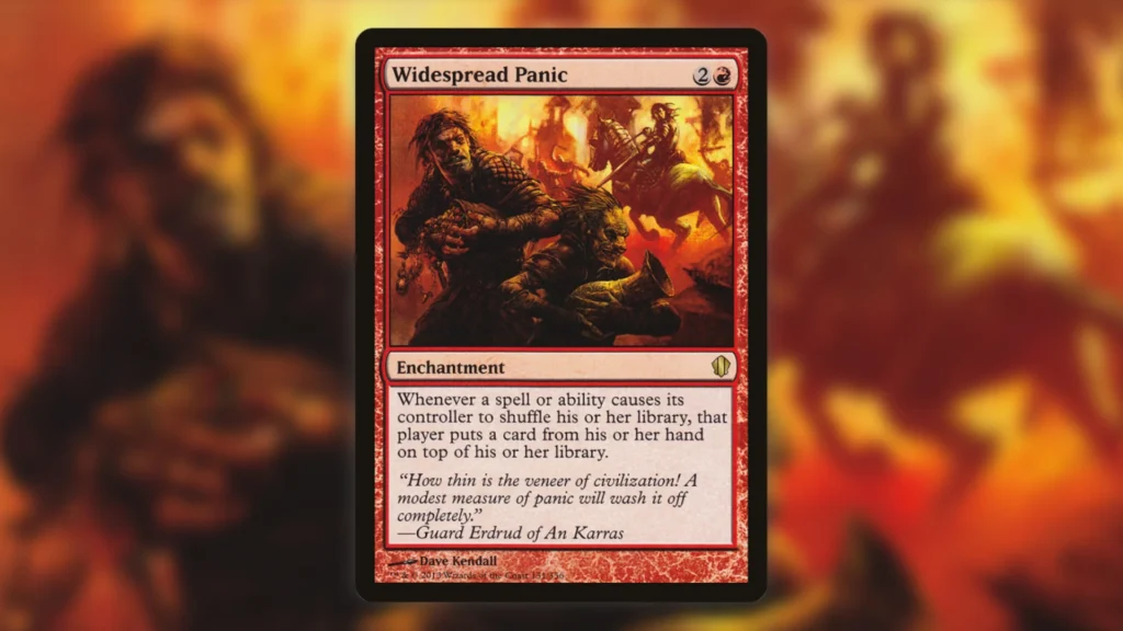 Disruptive Enchantments MTG Commander Widespread Panic