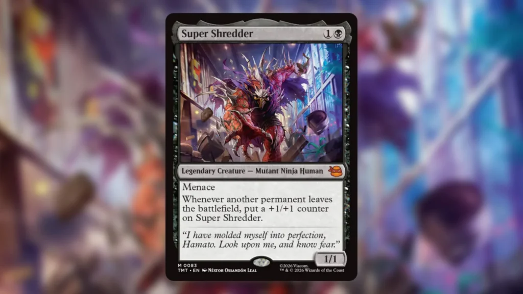 Most Expensive MTG TMNT Cards Super Shredder
