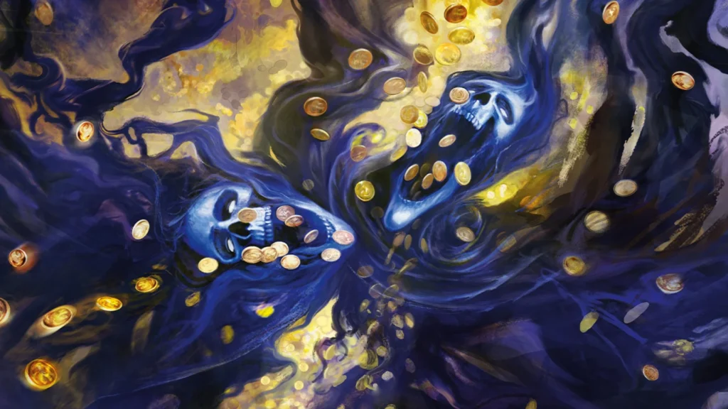 Covetous Elegy | Ravnica: Clue Edition | Art by Deruchenko Alexander