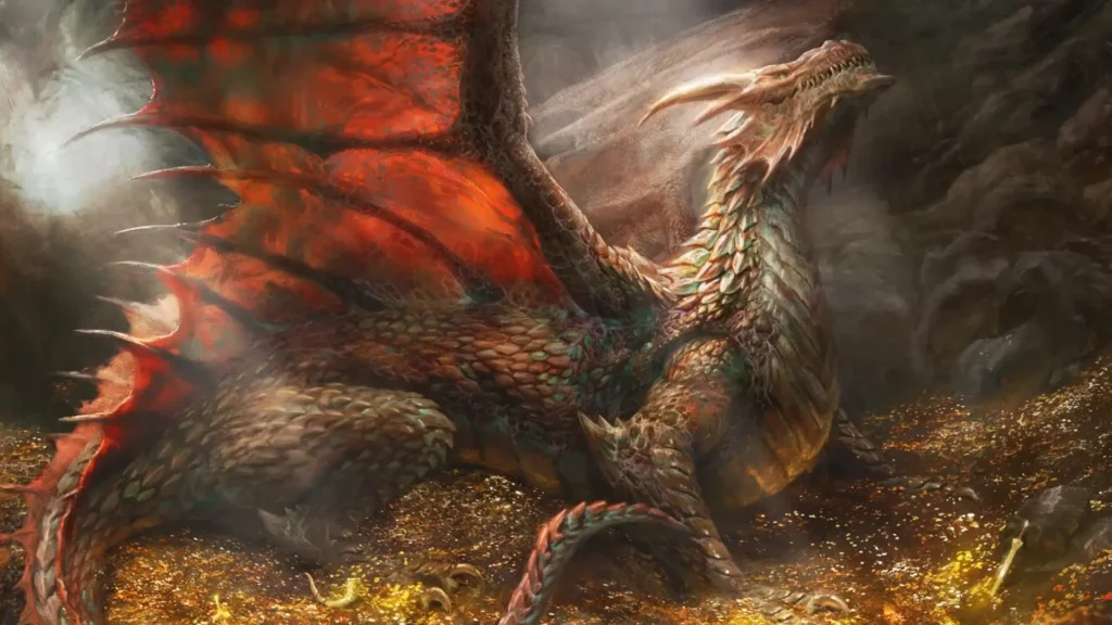 Ancient Copper Dragon | Commander Legends: Battle for Baldur's Gate | Art by Antonio José Manzanedo