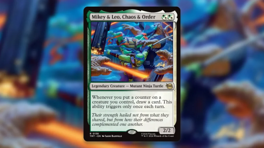 Best MTG Commanders TMNT Mikey & Leo Chaos & Order