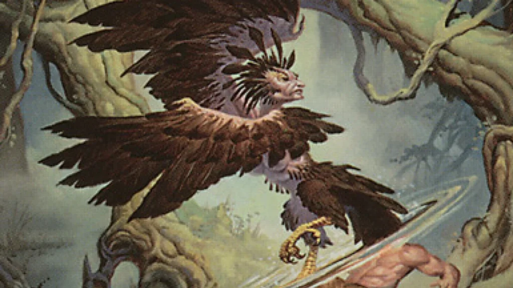 Cavern Harpy | Planeshift | Art by Daren Bader