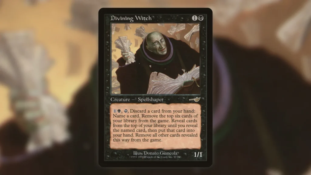 Divining Witch MTG