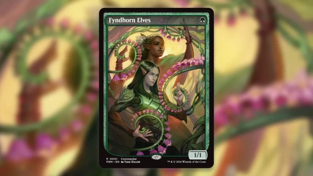 Fyndhorn Elves CommandFest Promo MTG