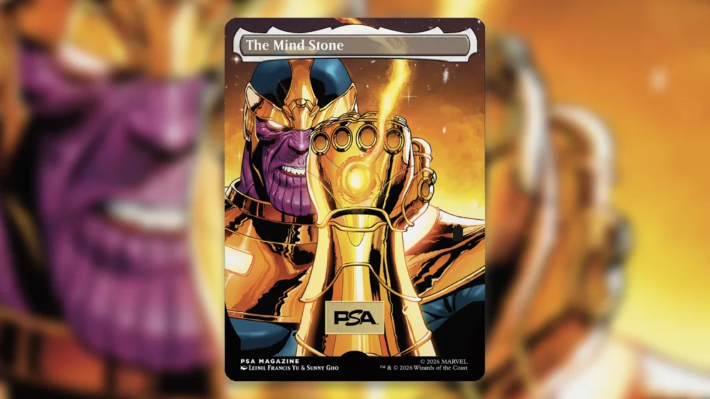 PSA Swords to Plowshares MTG Thanos Promo Mind Stone