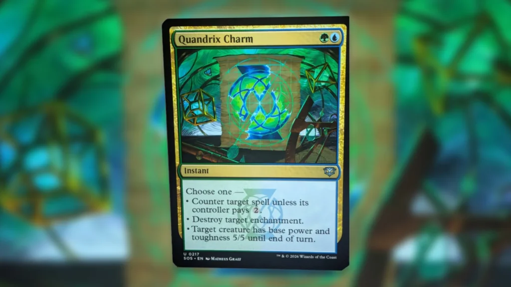 Secrets of Strixhaven Charms MTG Quandrix Charm